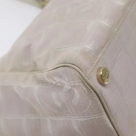 Chanel Travel Line Pink Nylon Handbag (Pre-Owned) - Picture 9 of 16